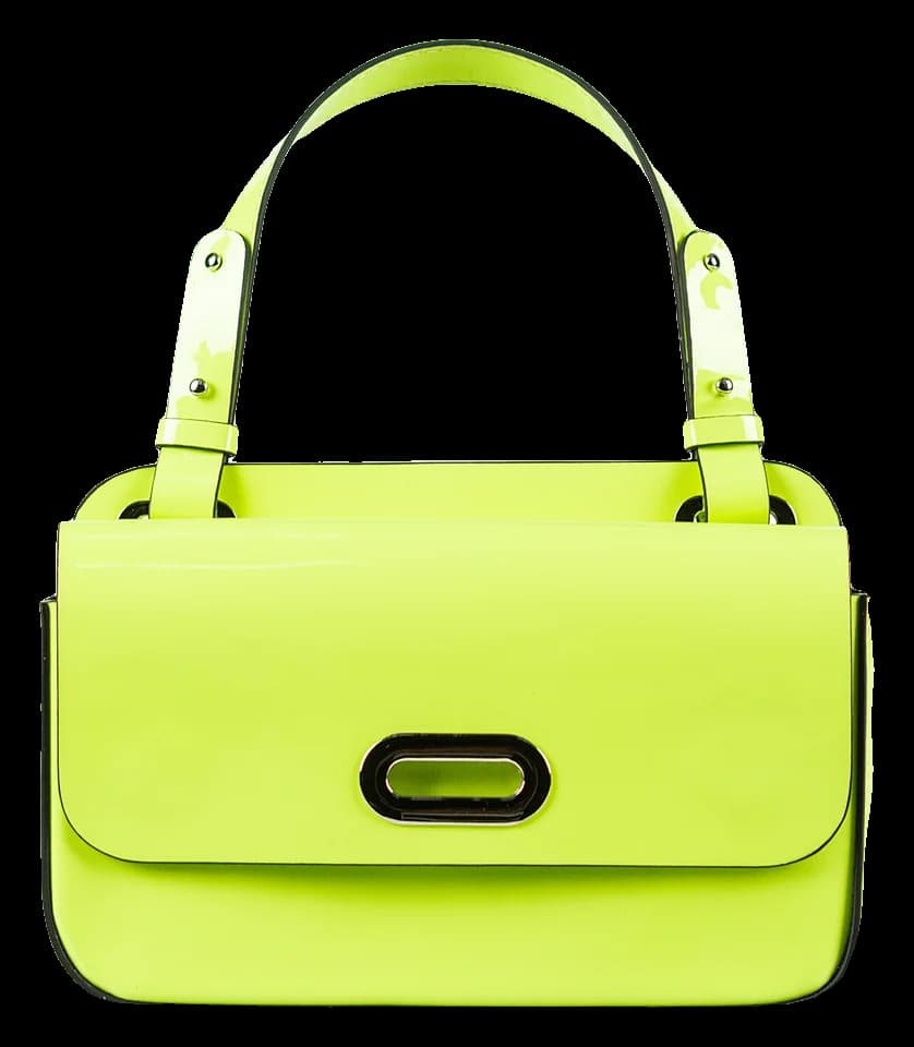 Patent leather bag PARTY Bag neon