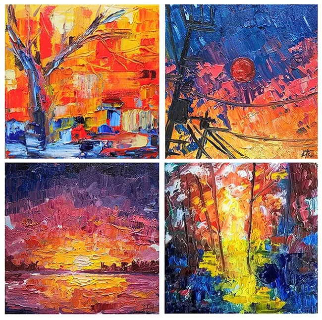 Quadriptych "Seasons"
