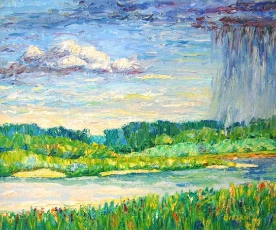 Summer Rain. The Desna