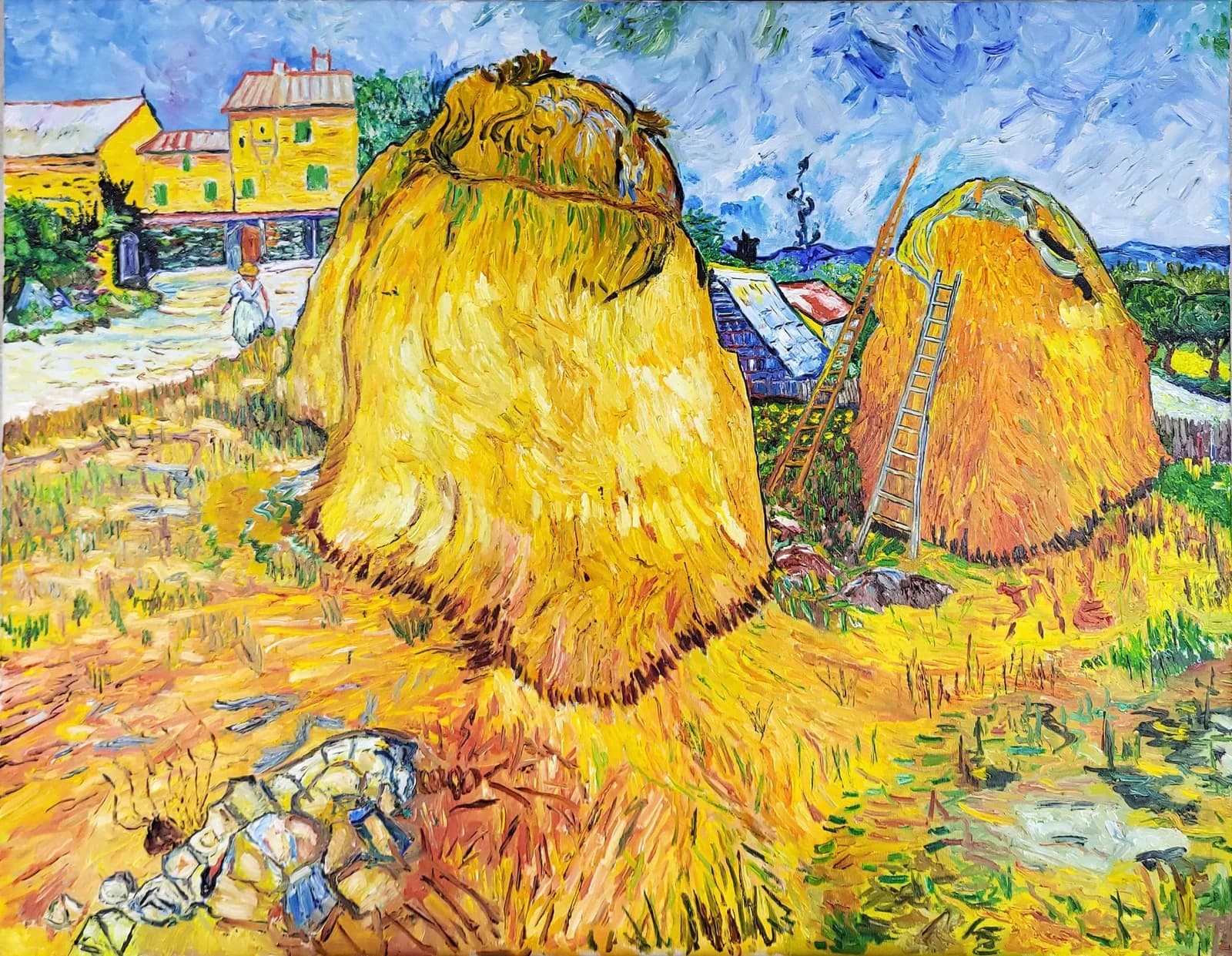 Haystacks in Provence