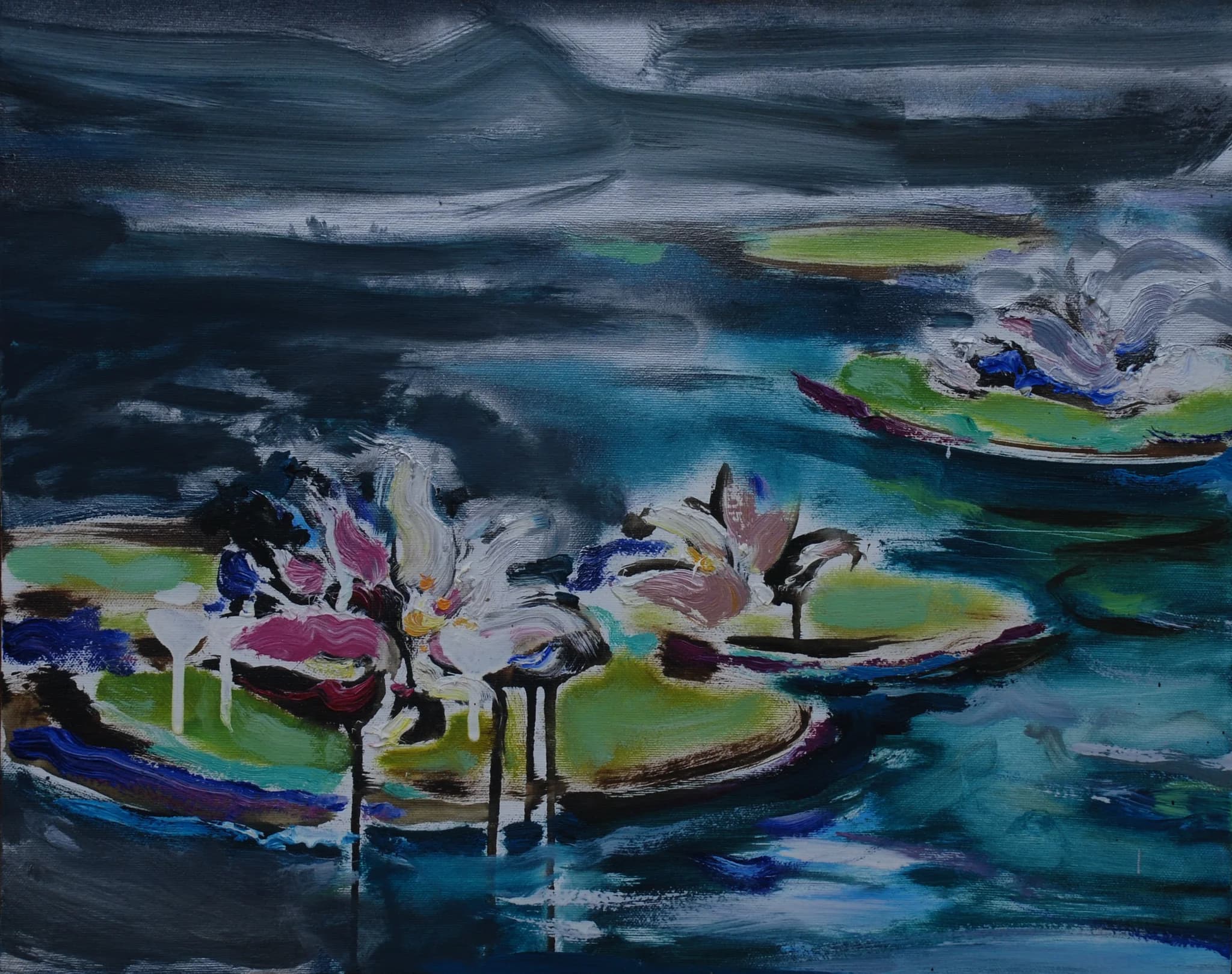 Night Water Lilies