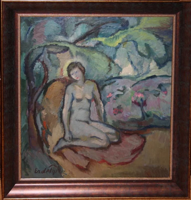 Nude against a Landscape. 1930s