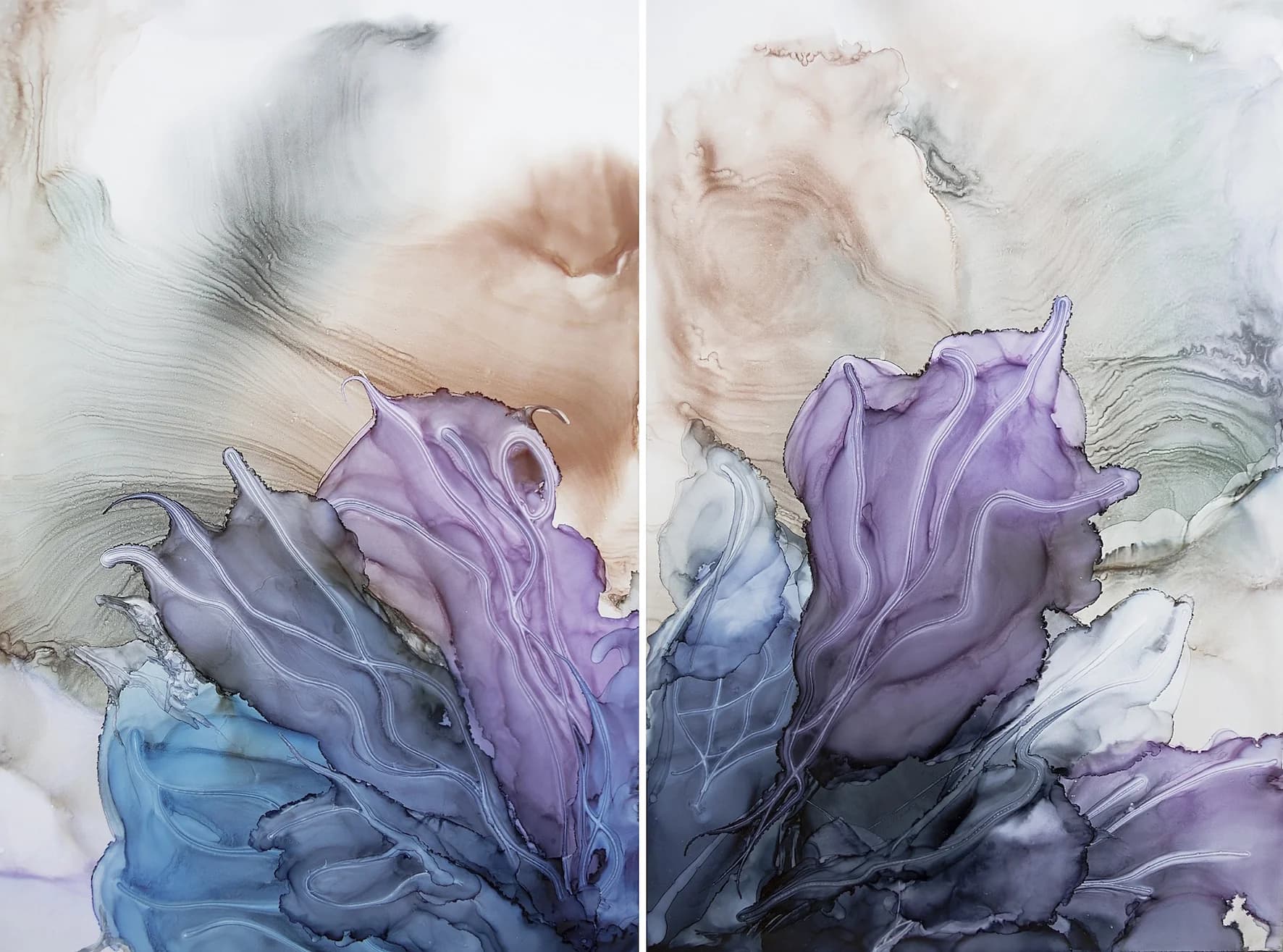 Flower Diptych