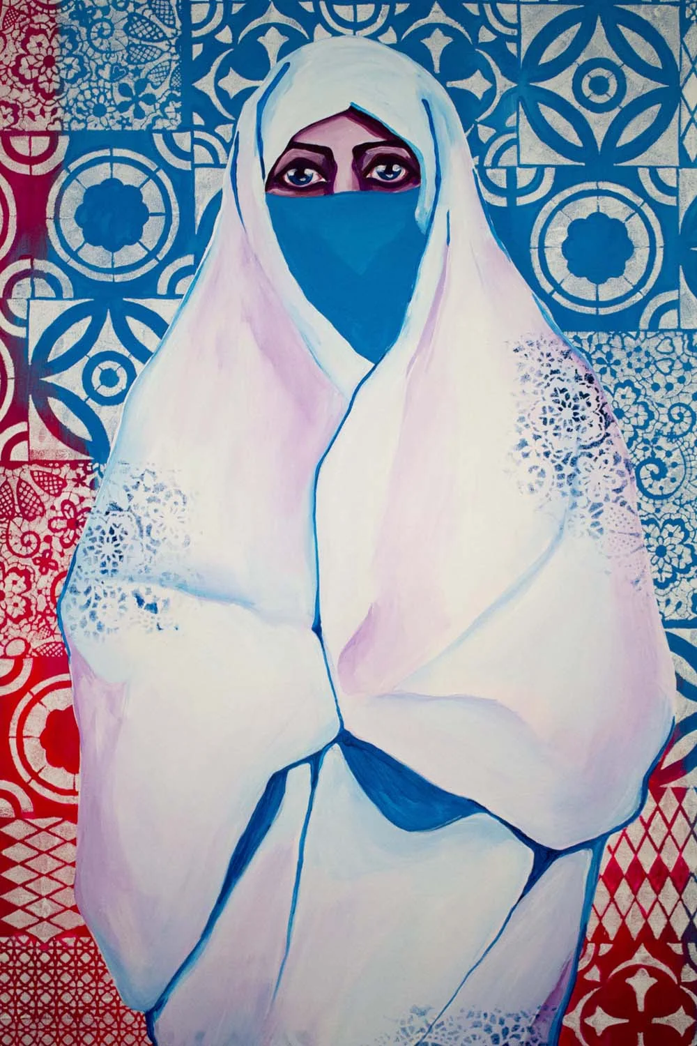 Painting Moroccan pattern