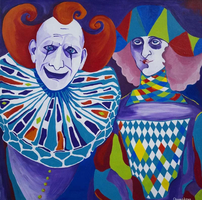 Painting Comedy Del Arte
