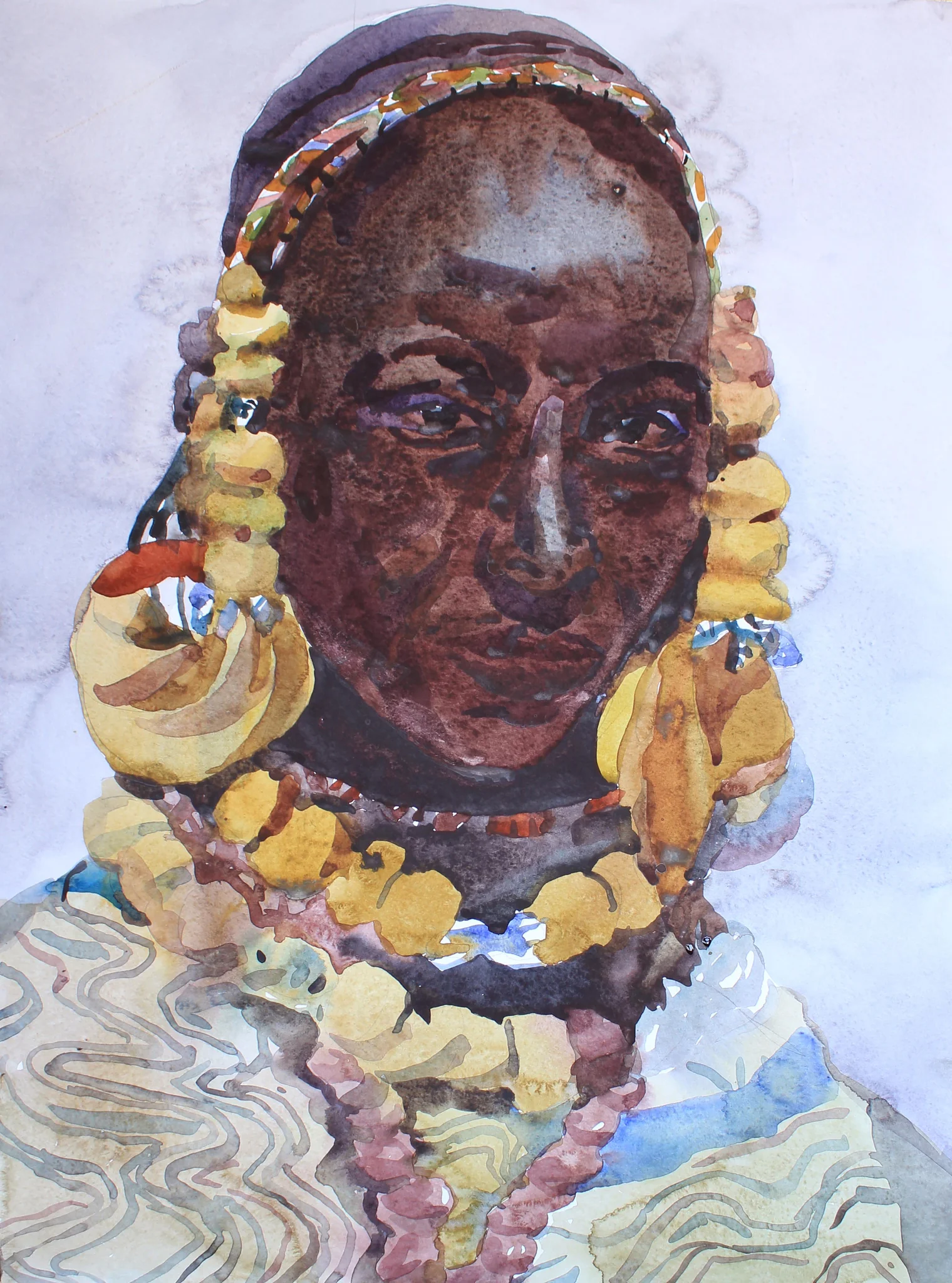 African Jewellery on a Woman