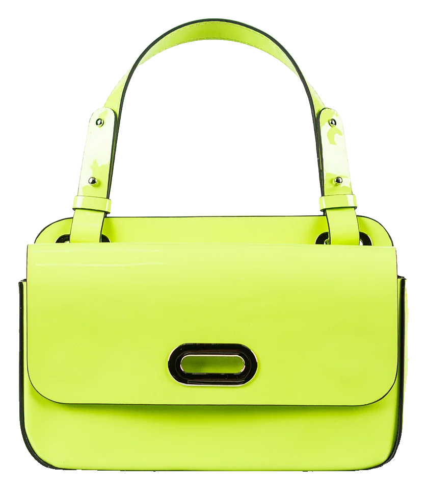 Patent leather bag PARTY Bag neon