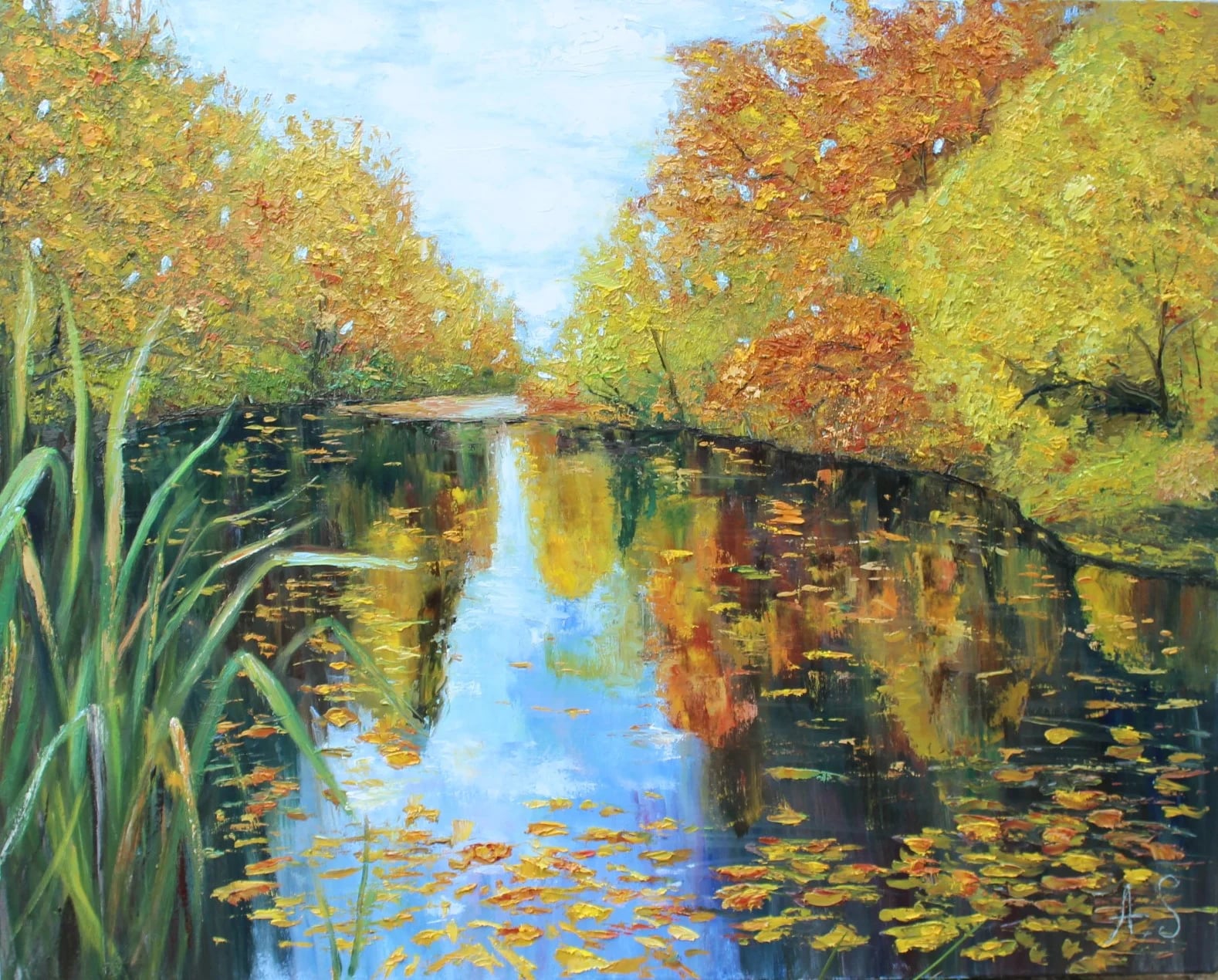 "Autumn Pond"