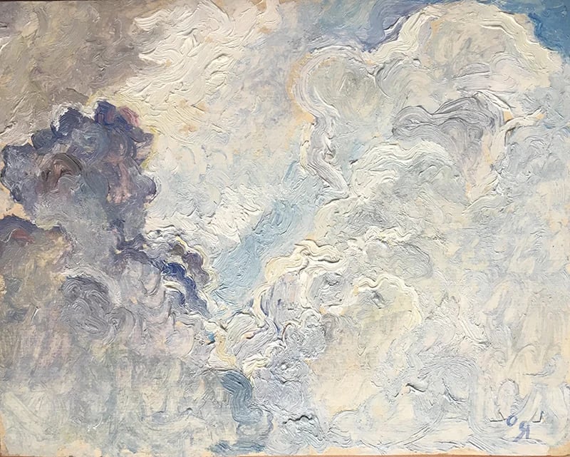 Painting "Clouds" by Elena Yablonskaya