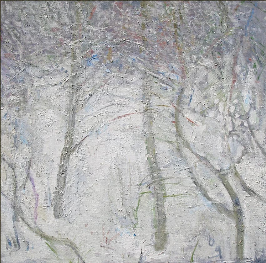 Painting "Winter" Elena Yablonskaya, 2000