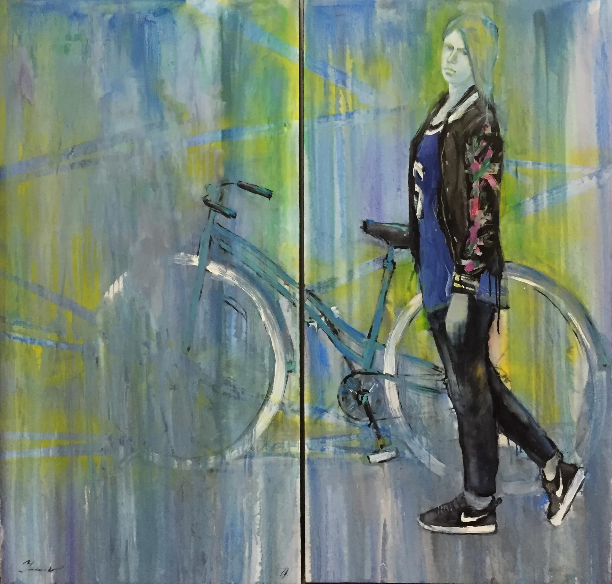 Bicycle (Diptych)
