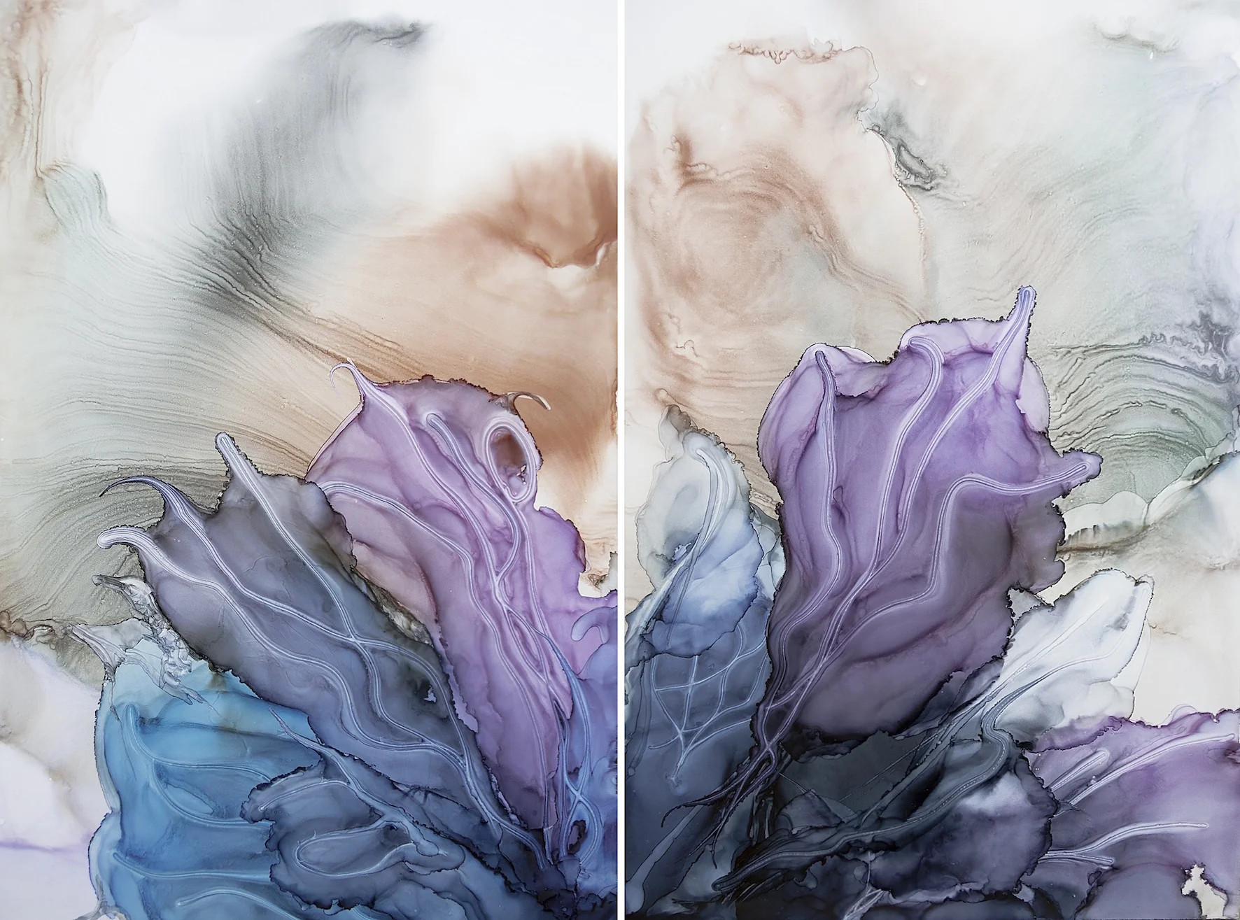 Flower Diptych