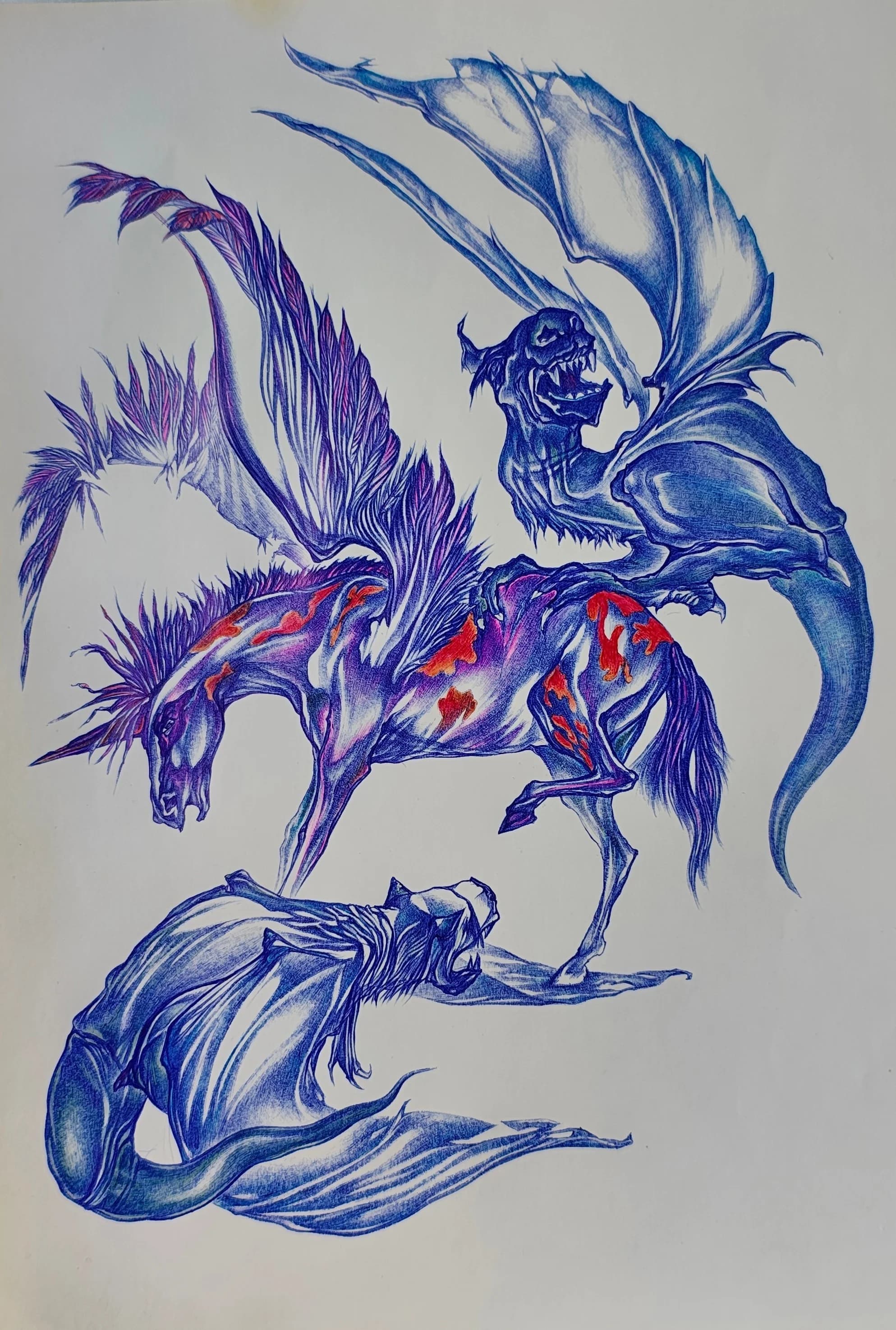 Divine Unicorn Rhapsody — Drawing · KOSHOVYI ARTEM
