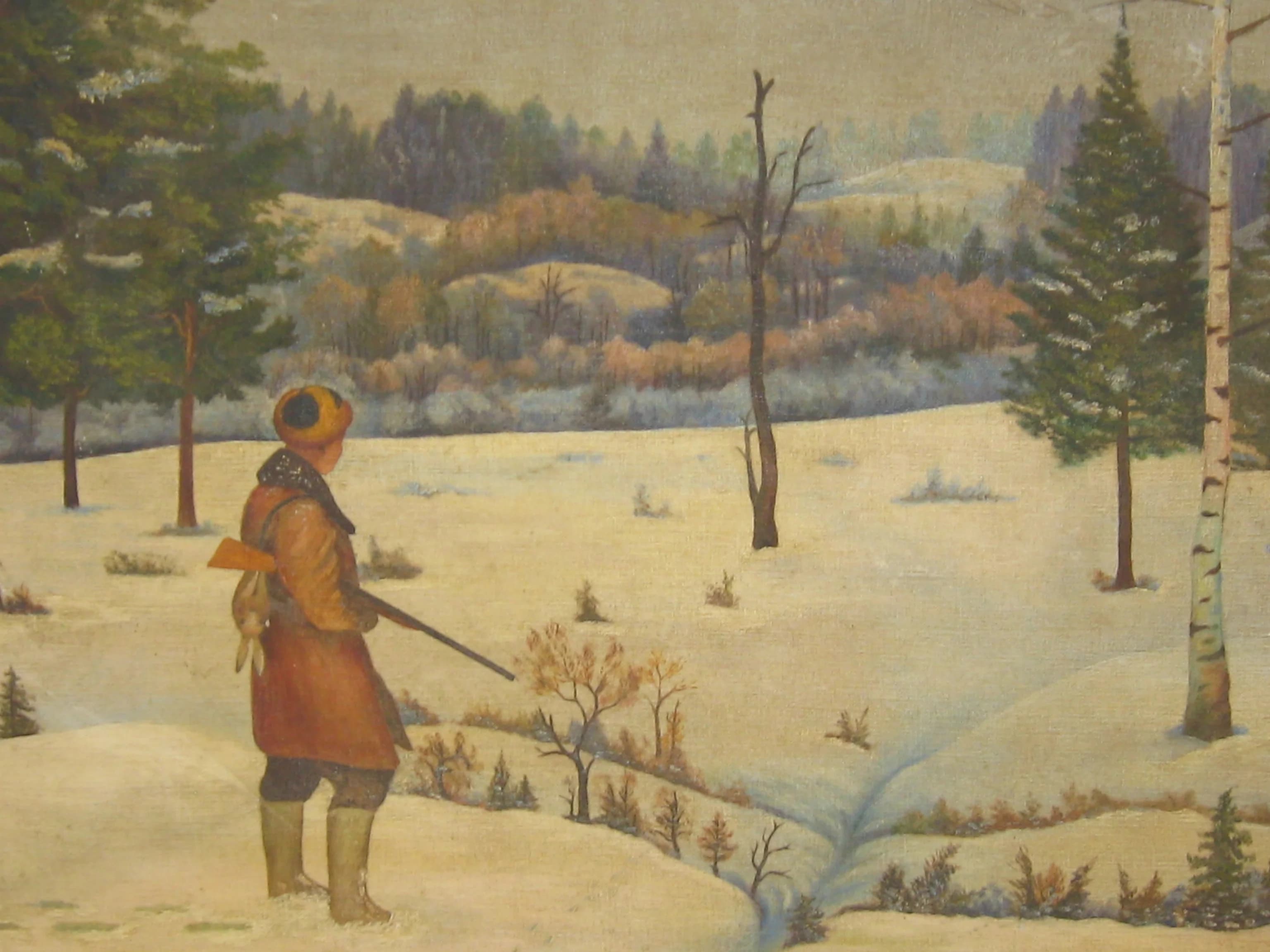 The Hunter's Aura . The Hunter's Aura 1972 — Oil on canvas · Yevhen Rai