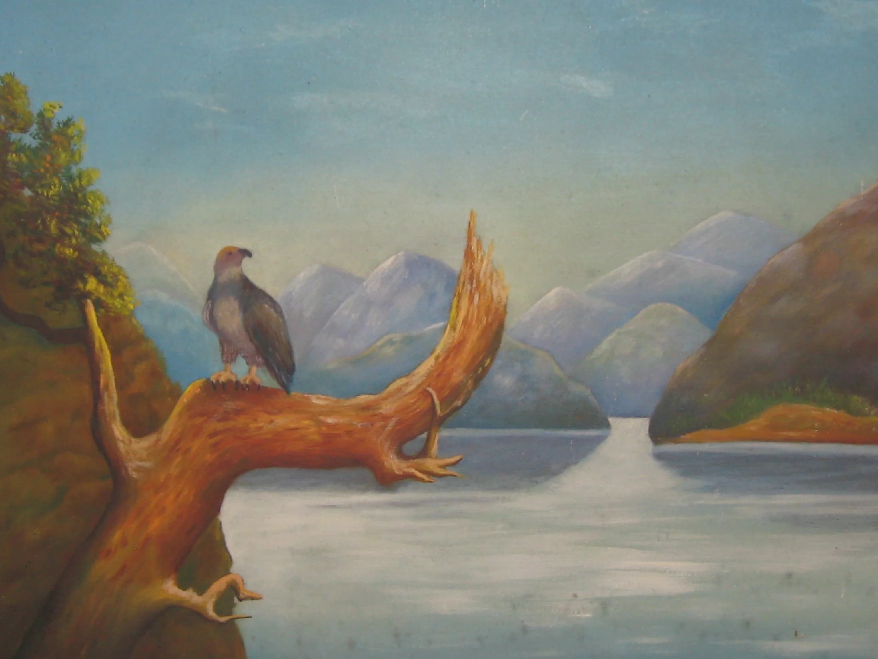 Eagle . Eagle 1971 — Oil on canvas · Yevhen Rai