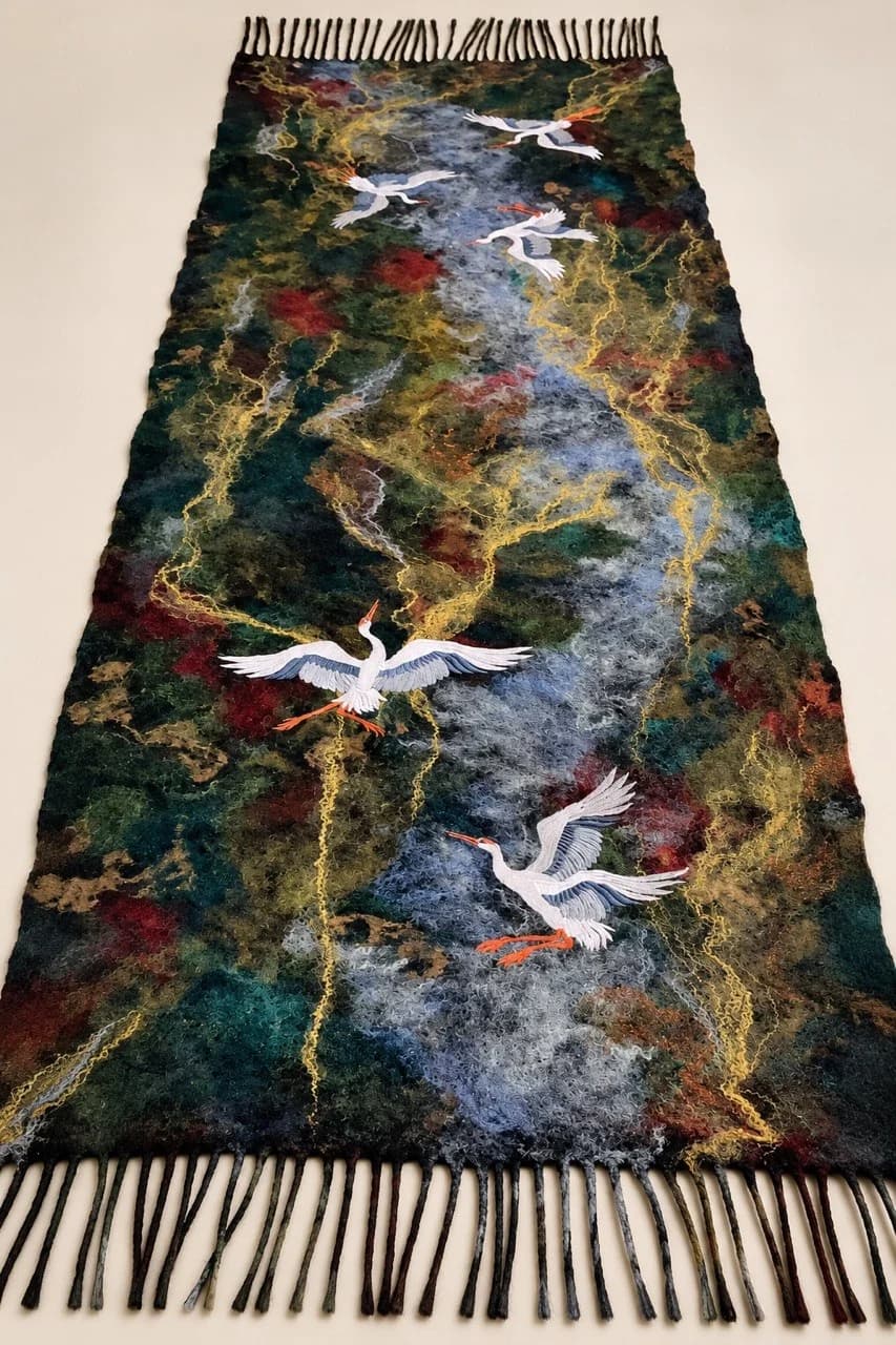 Stole "Wings of Hope" — Fabric · Liudmyla Barna