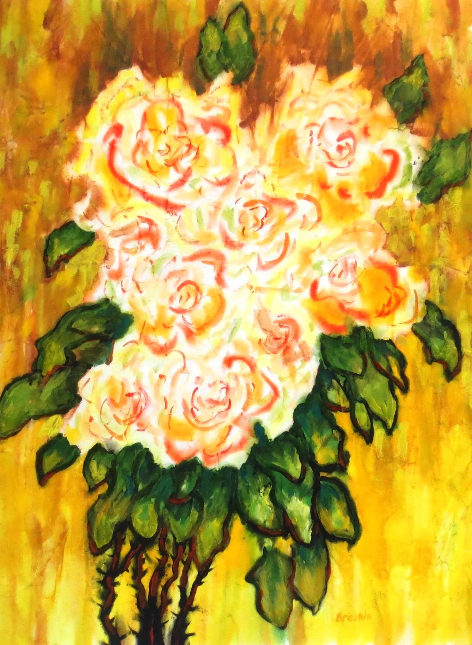 Roses — Gouache · Oleksandr Breskin