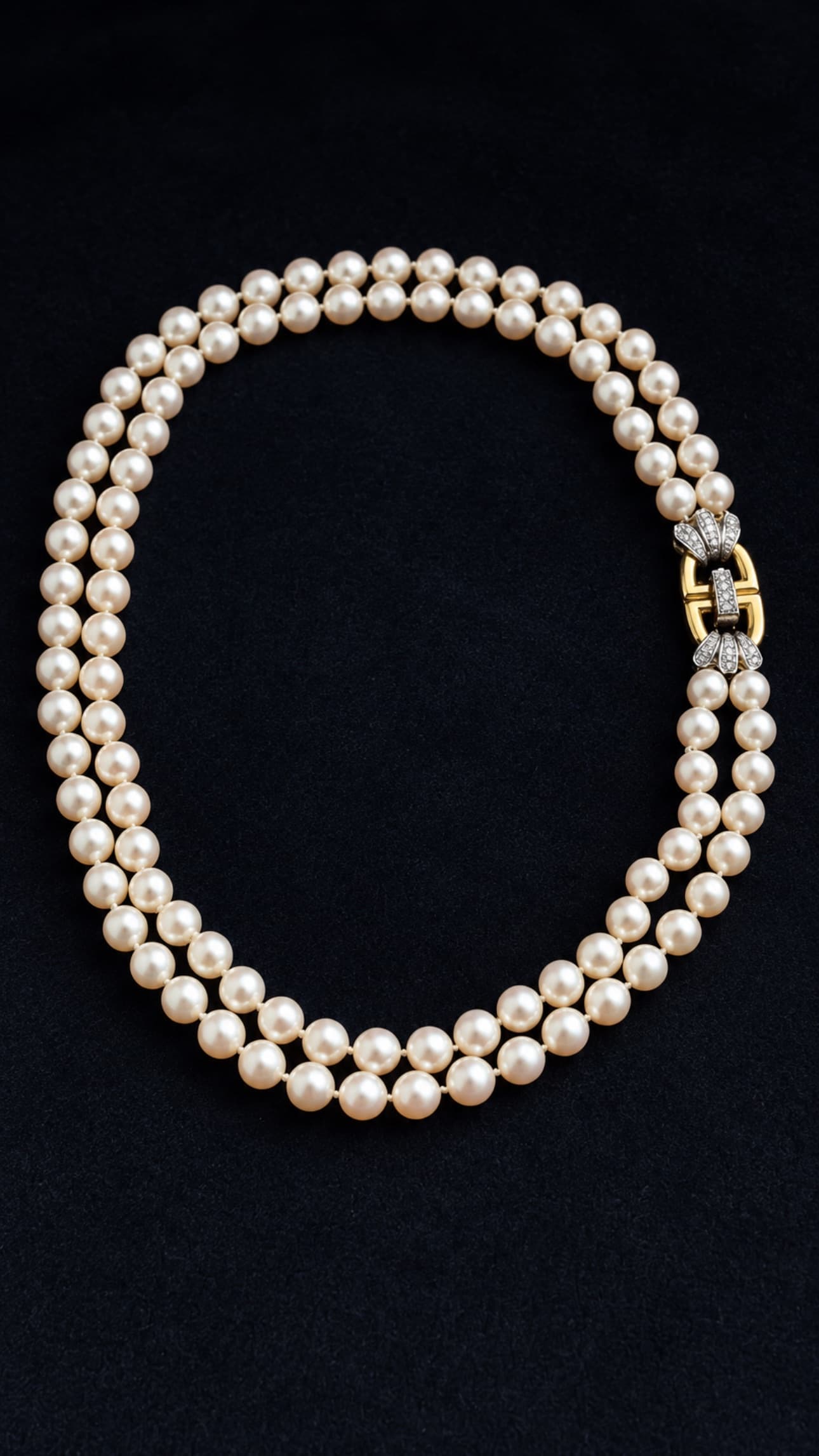 Вишукане дворядне кольє з морських перлин Akoya. — Jewellery & accessories · Maria
