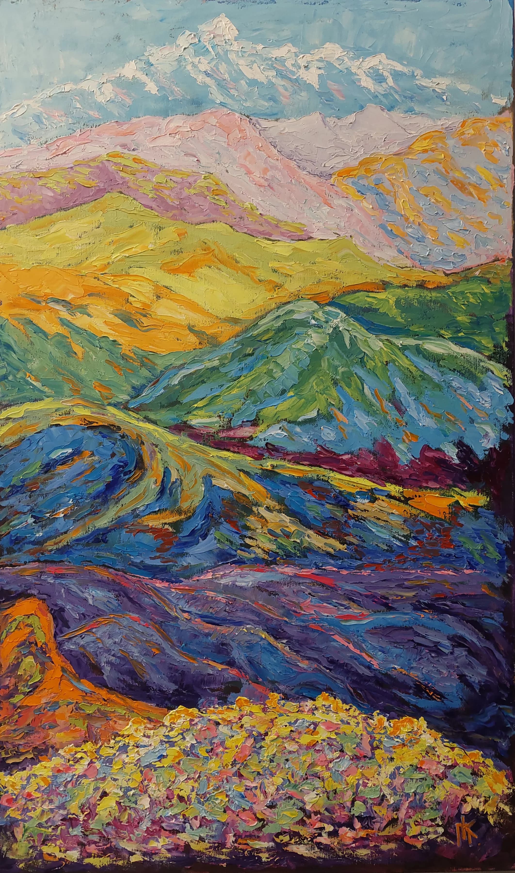 'RHAPSODY OF COLORS' — Oil on canvas · Pavlo Kiryakov