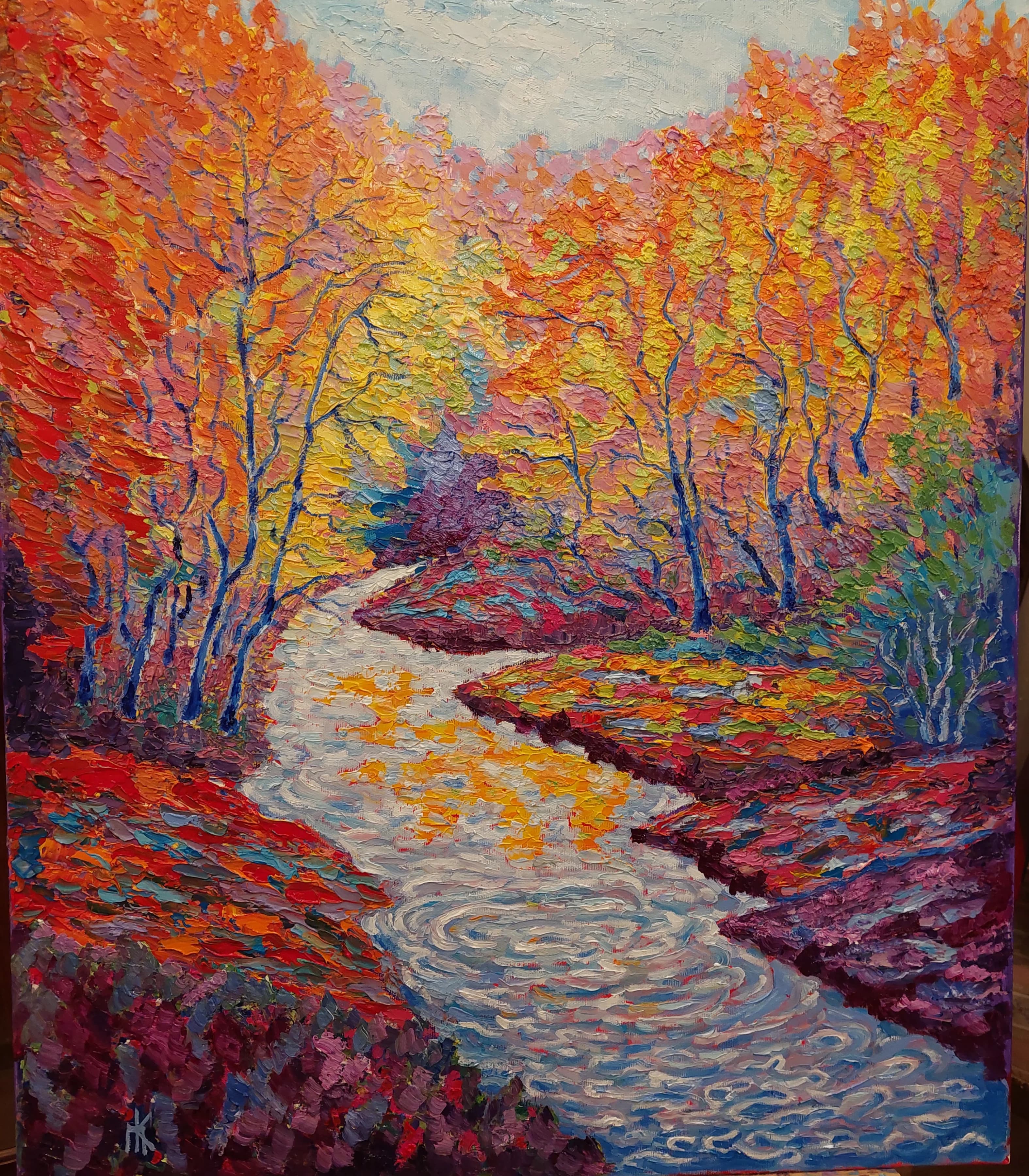 'SONG OF THE FOREST' — Oil on canvas · Pavlo Kiryakov