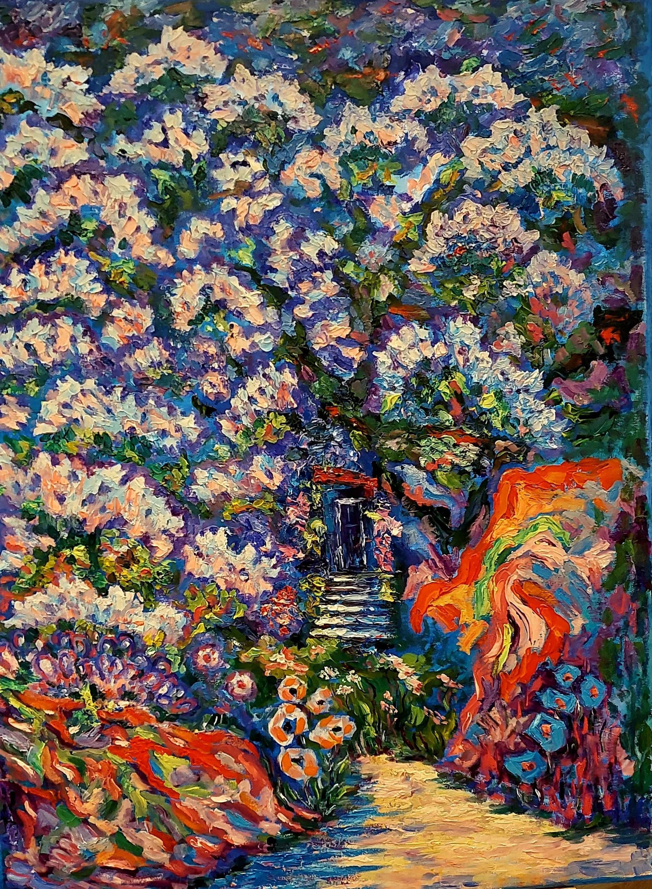 «Lilac Dance»: — Oil on canvas · Pavlo Kiryakov