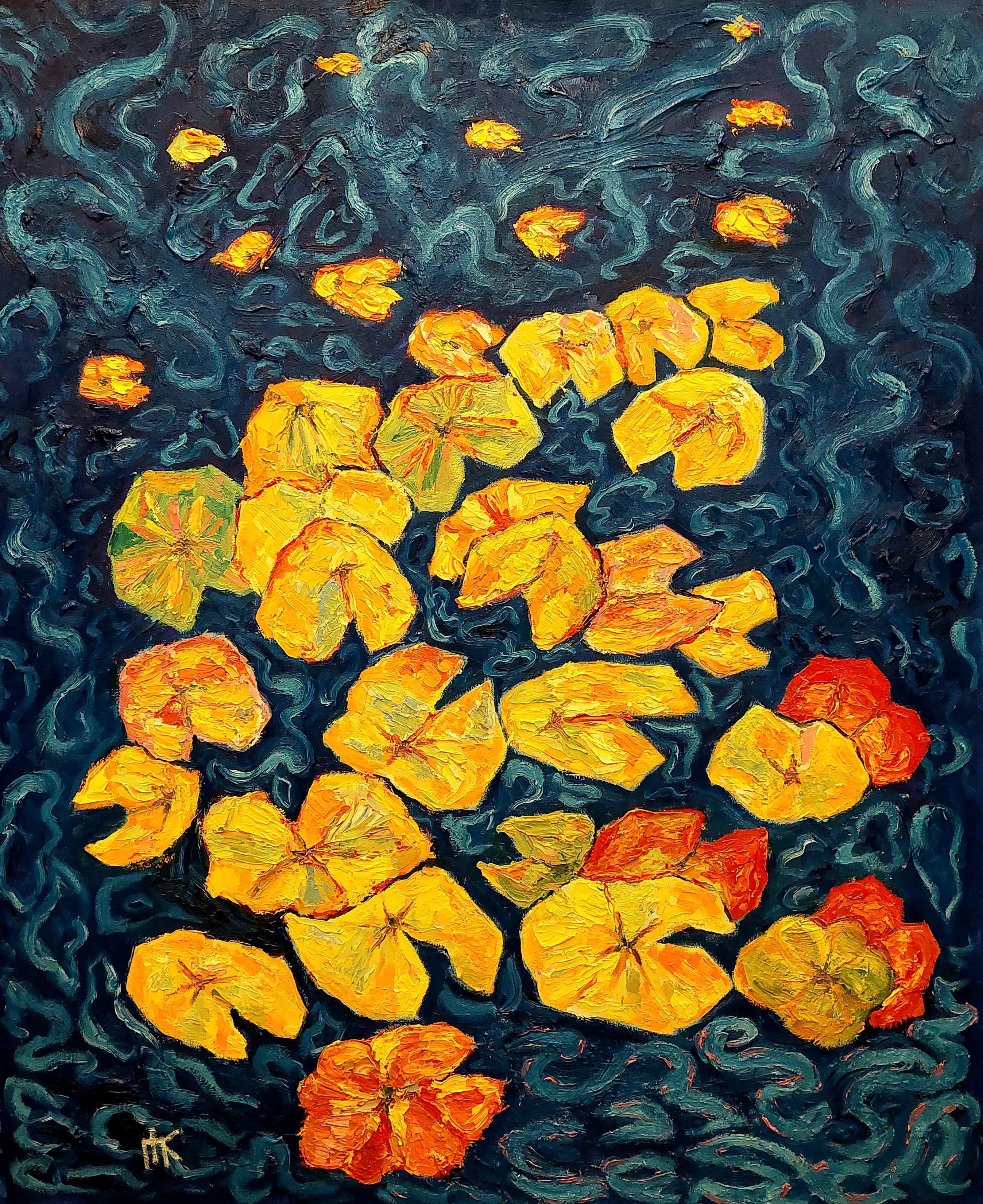 Still Waters. Lilies — Oil on canvas · Pavlo Kiryakov