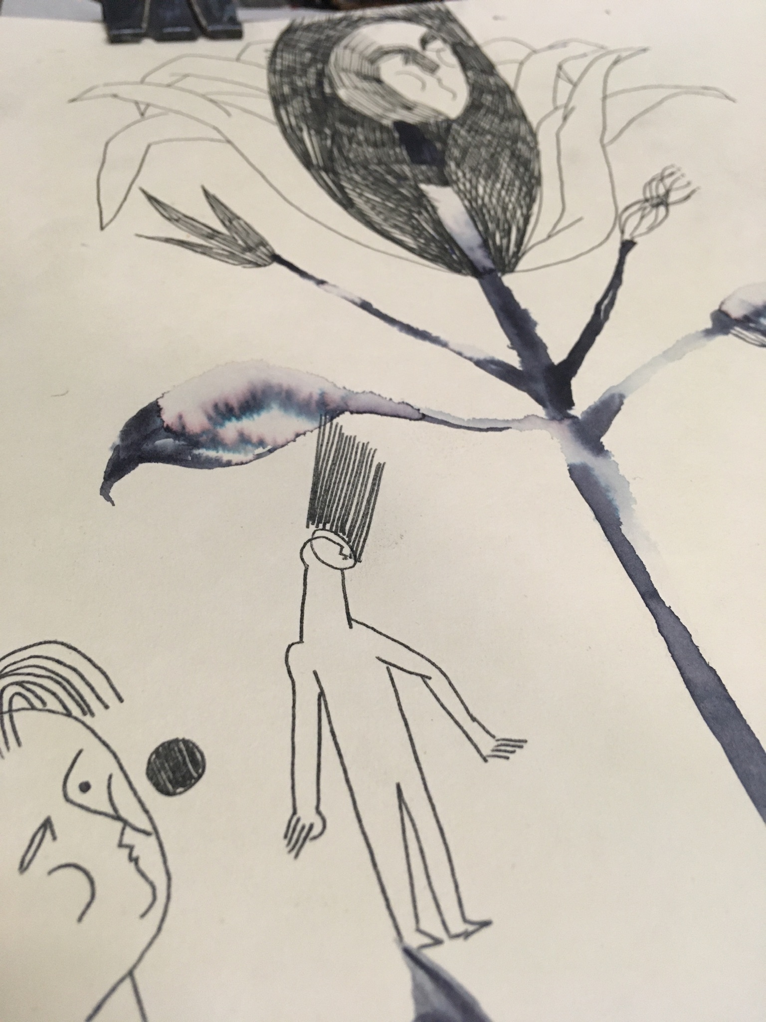 Self-portrait with flowers 16/30