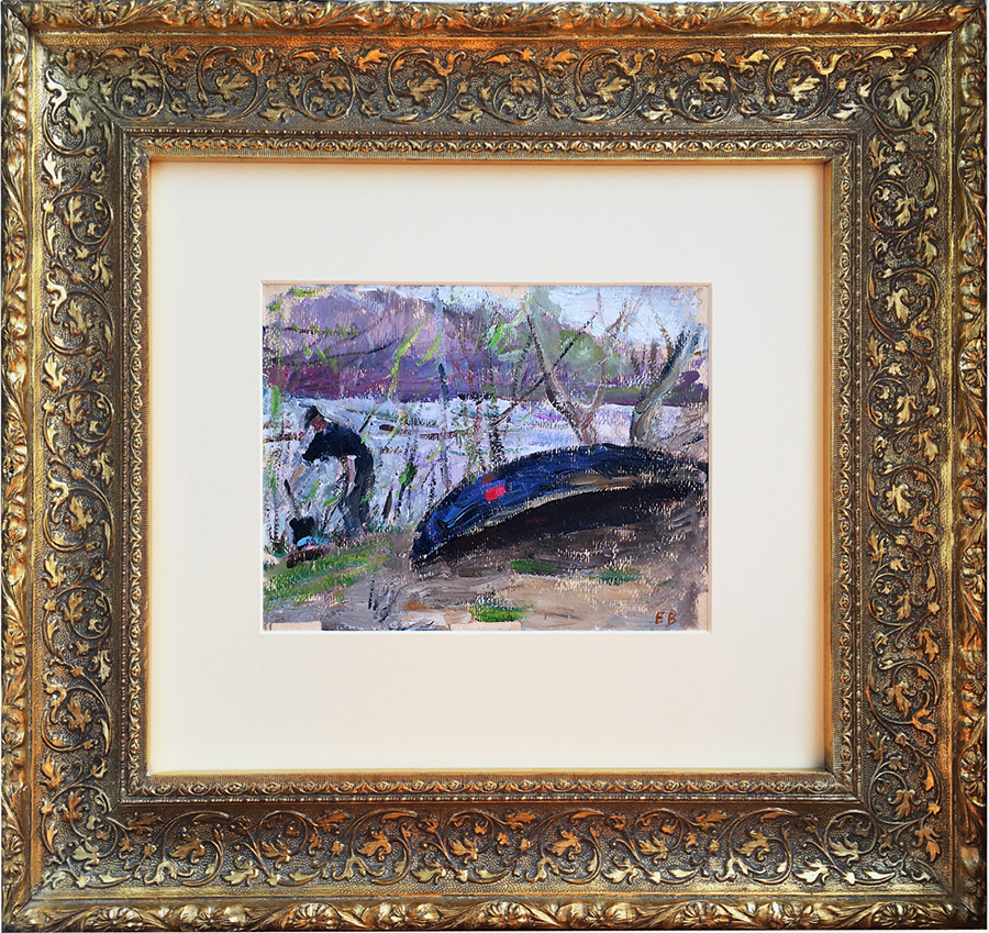 "Preparing for Spring" by Evgeny Volobuev, 1970s.