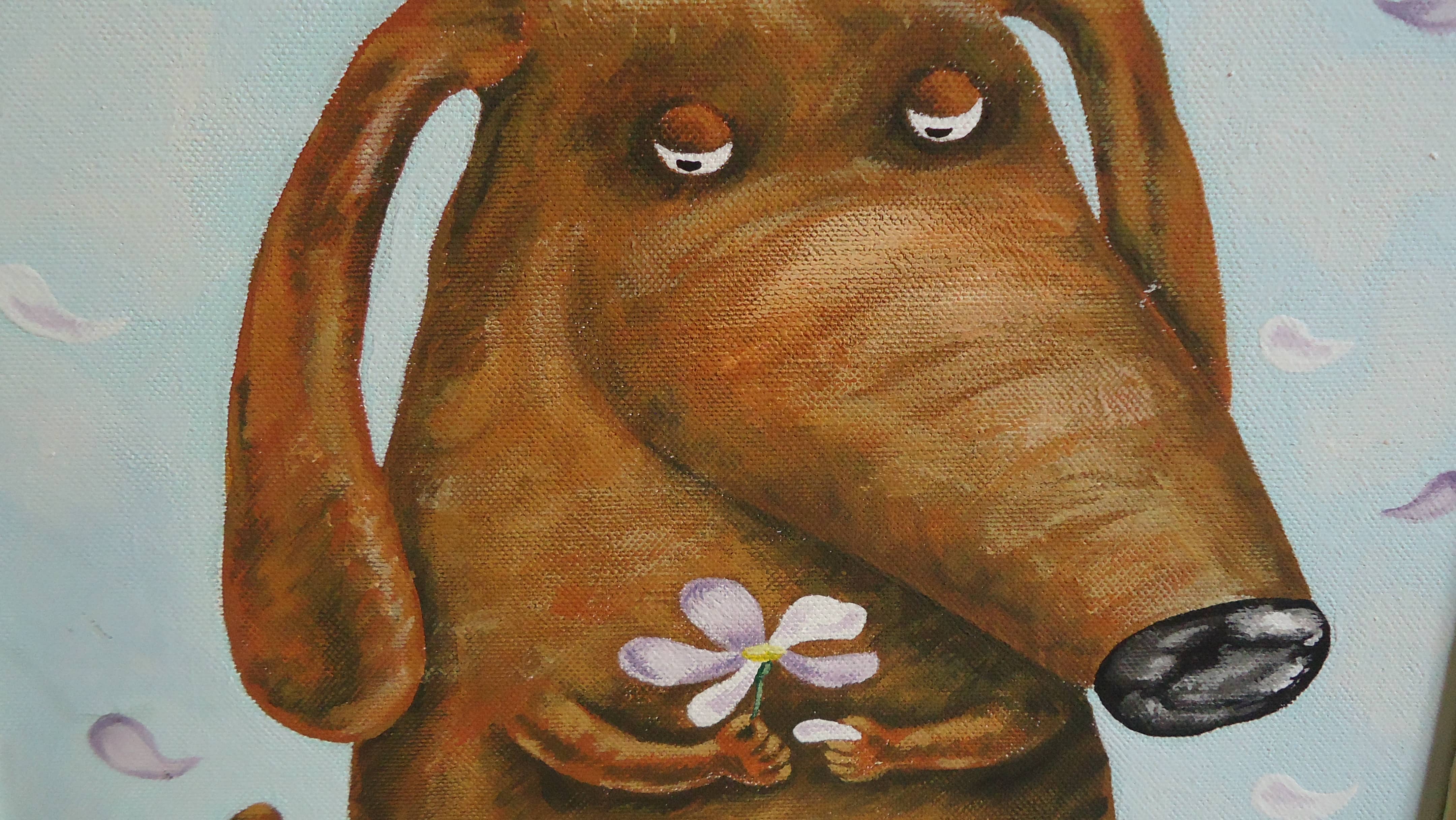 Fortune telling on flower petals