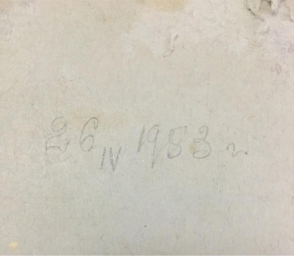 Painting "Morning Shadows" by Evgeny Tkachenko, 1953