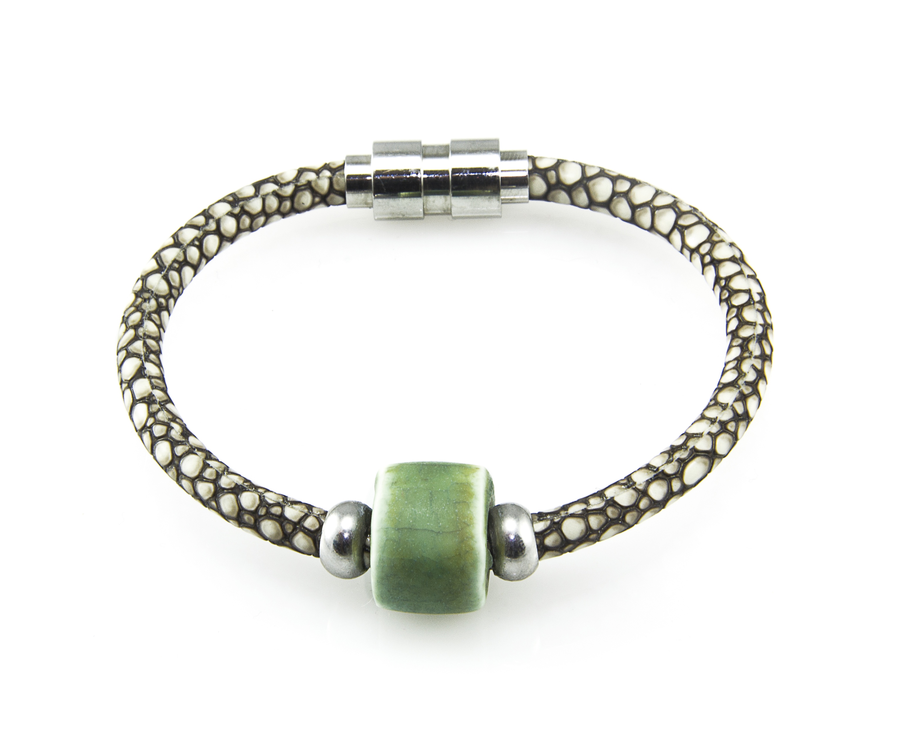 Handmade ceramic bracelet "Sea Angel"