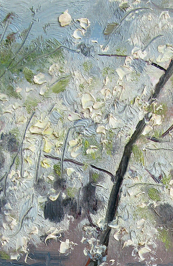 Painting "Spring has come" by Evgeny Tkachenko, 1956