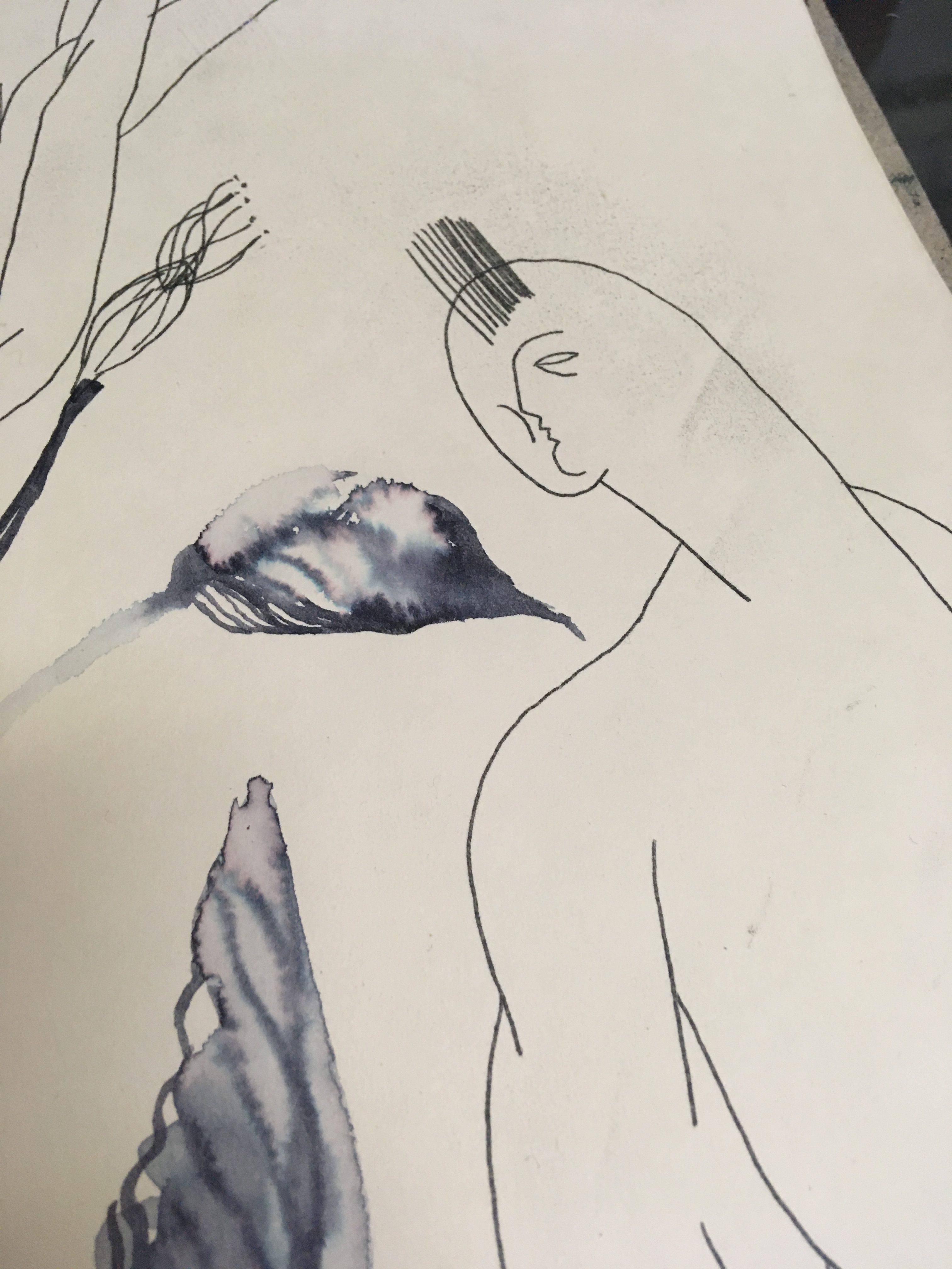 Self-portrait with flowers 16/30