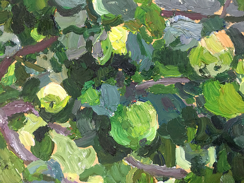 Painting "Apple tree" by Elena Yablonskaya