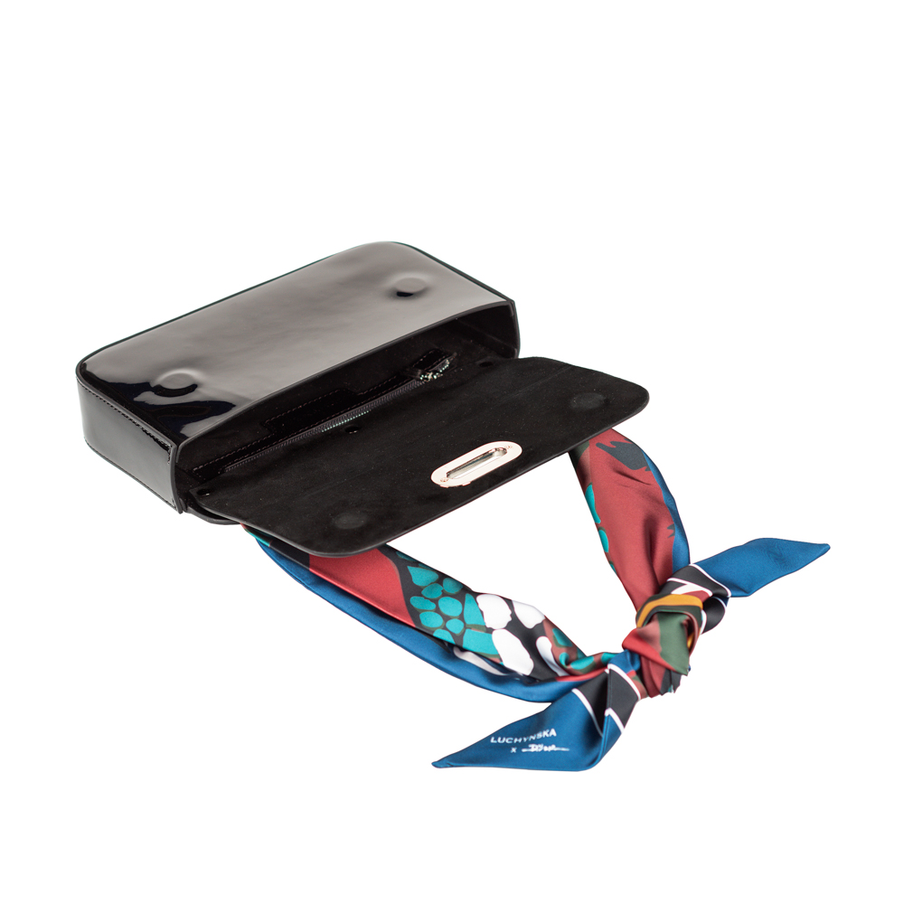 Patent leather bag PARTY Bag black