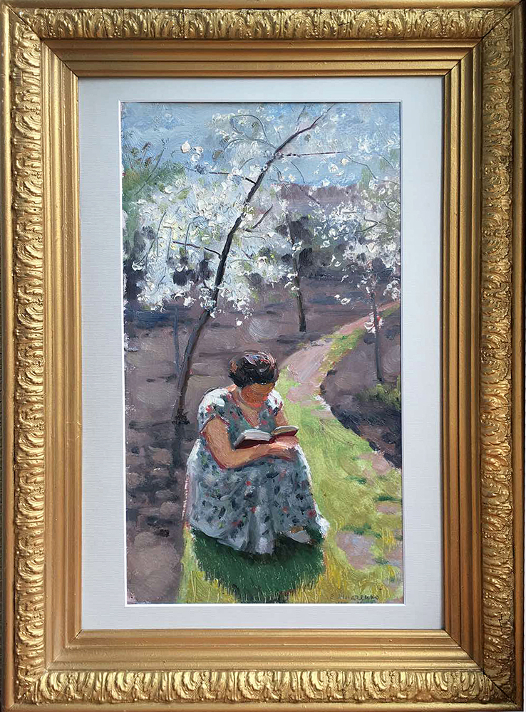 Painting "Spring has come" by Evgeny Tkachenko, 1956