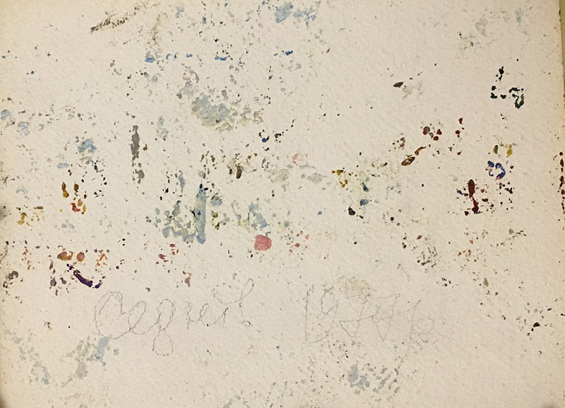 Painting "Winter in the Village." Evgeniya Volobueva, 1977