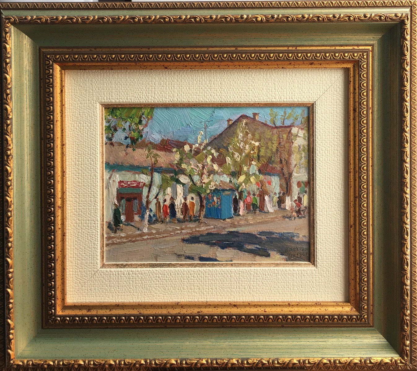 Painting "Spring" by Evgeny Tkachenko, 1961