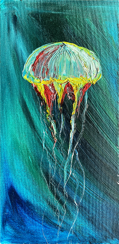 Oil jellyfish