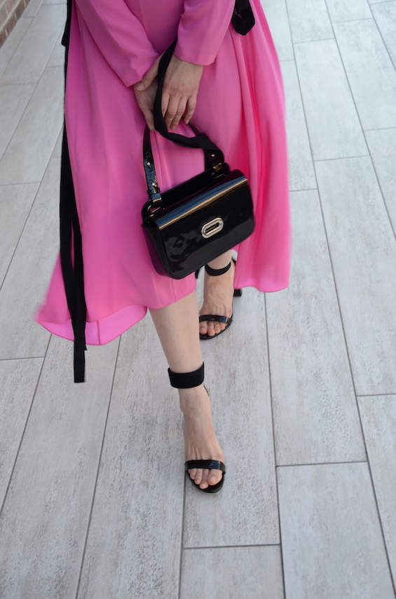 Patent leather bag PARTY Bag black