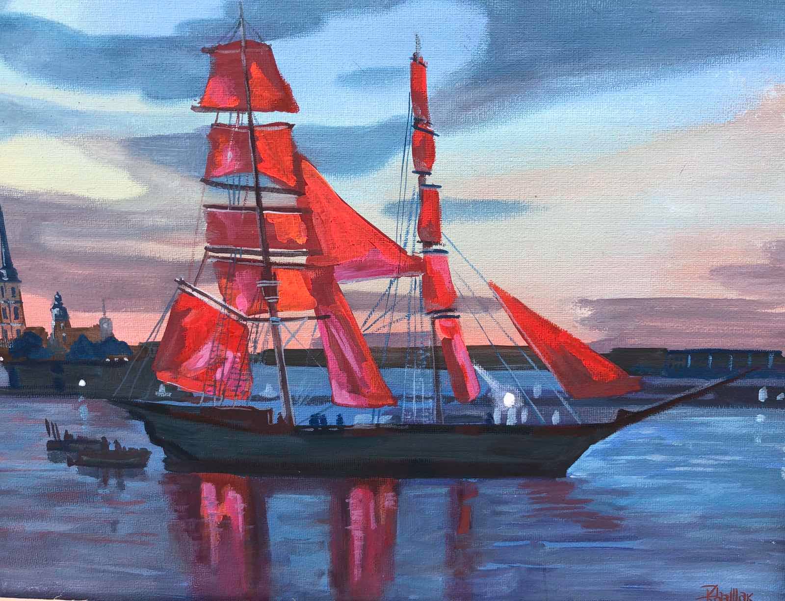 Purple sails