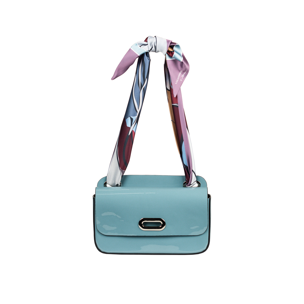 Patent leather bag