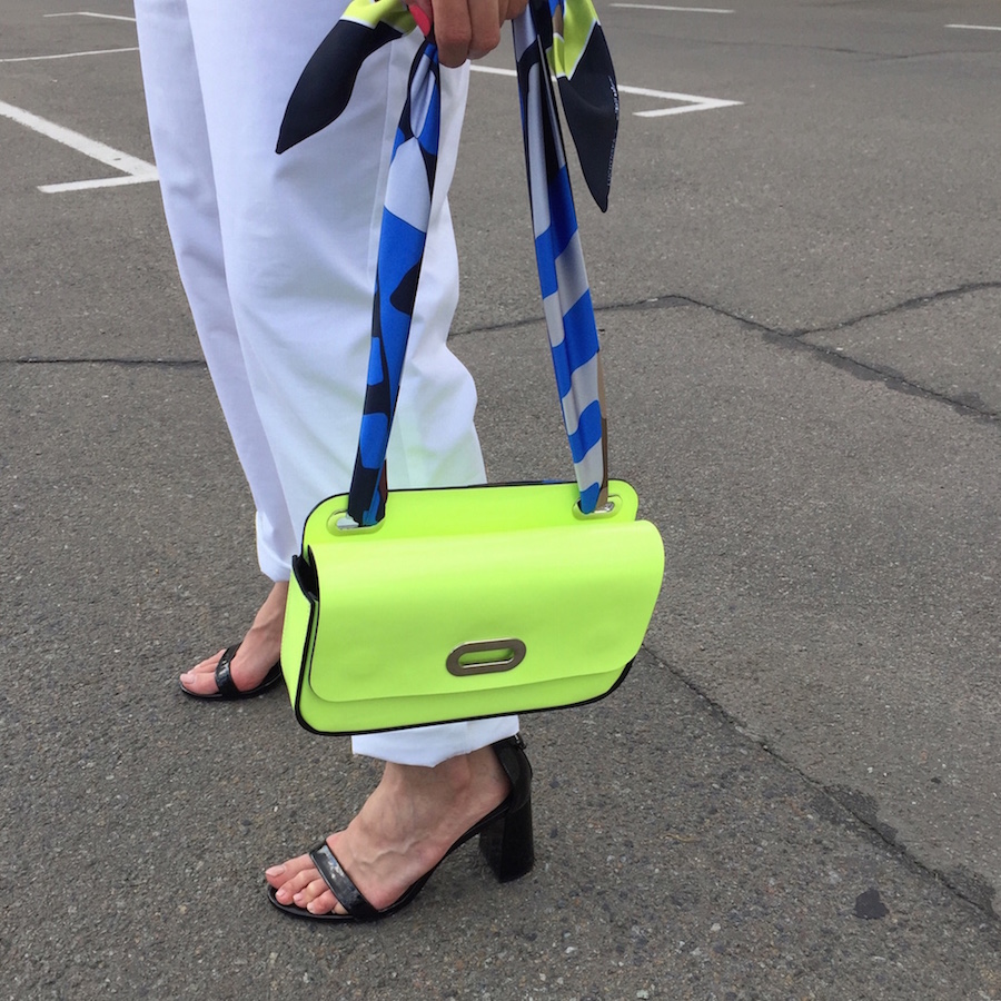Patent leather bag PARTY Bag neon