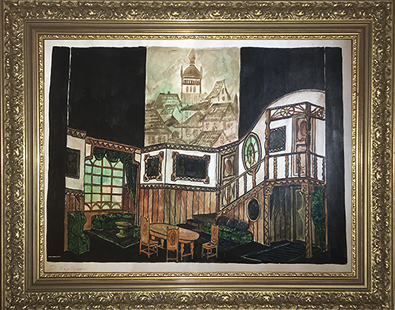 Painting "Theatrical Stage" by Danil Narbut