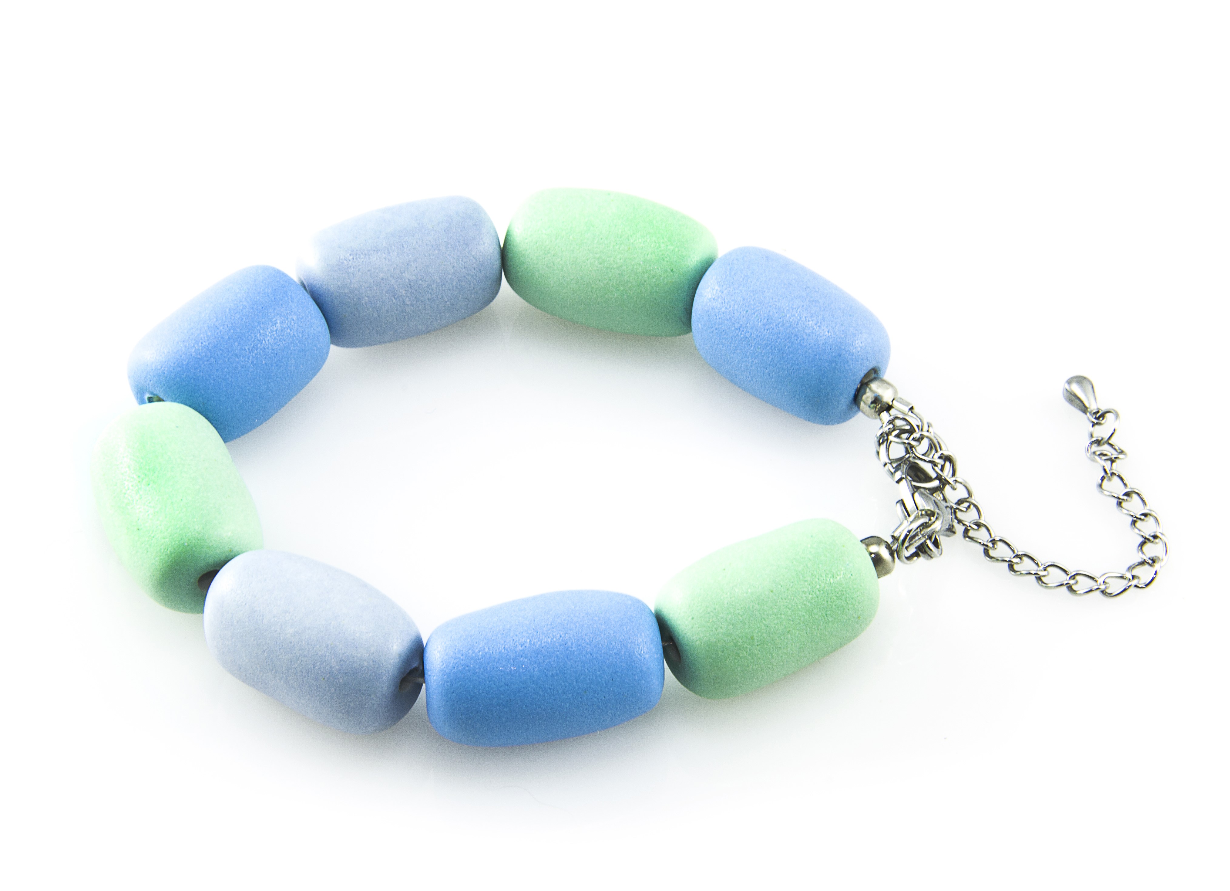 Bright colored ceramic bracelet "Carnival"