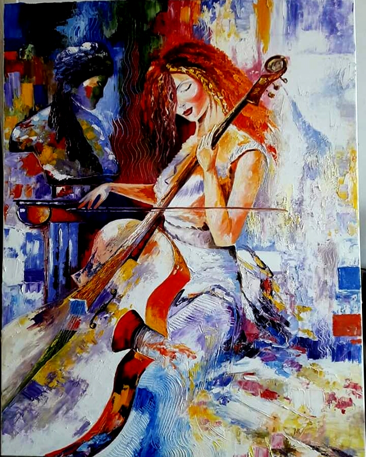 Girl with a cello