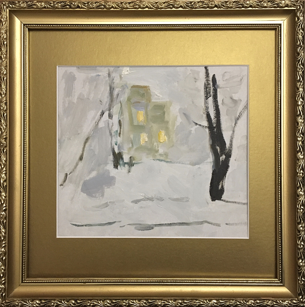 Painting "Evening" by Evgeny Volobuev