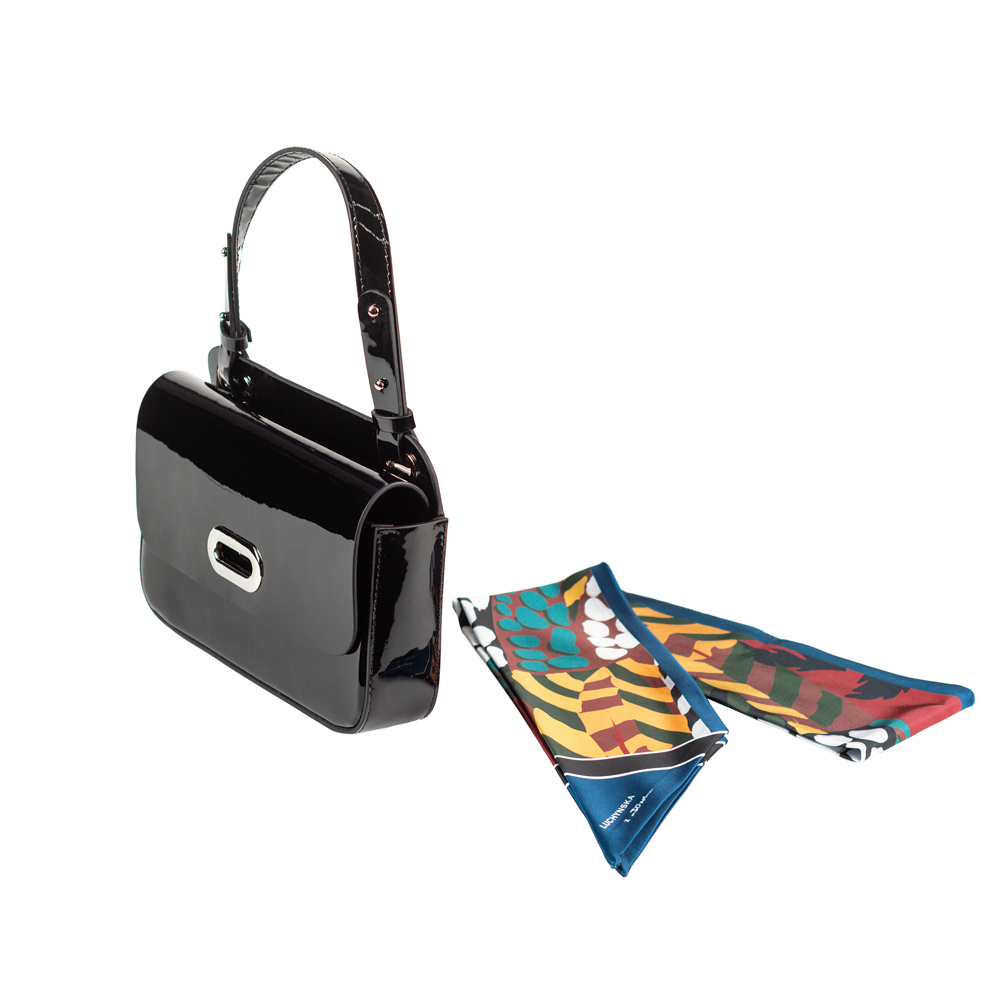 Patent leather bag PARTY Bag black