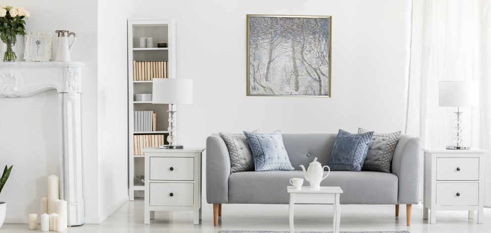 Painting "Winter" Elena Yablonskaya, 2000