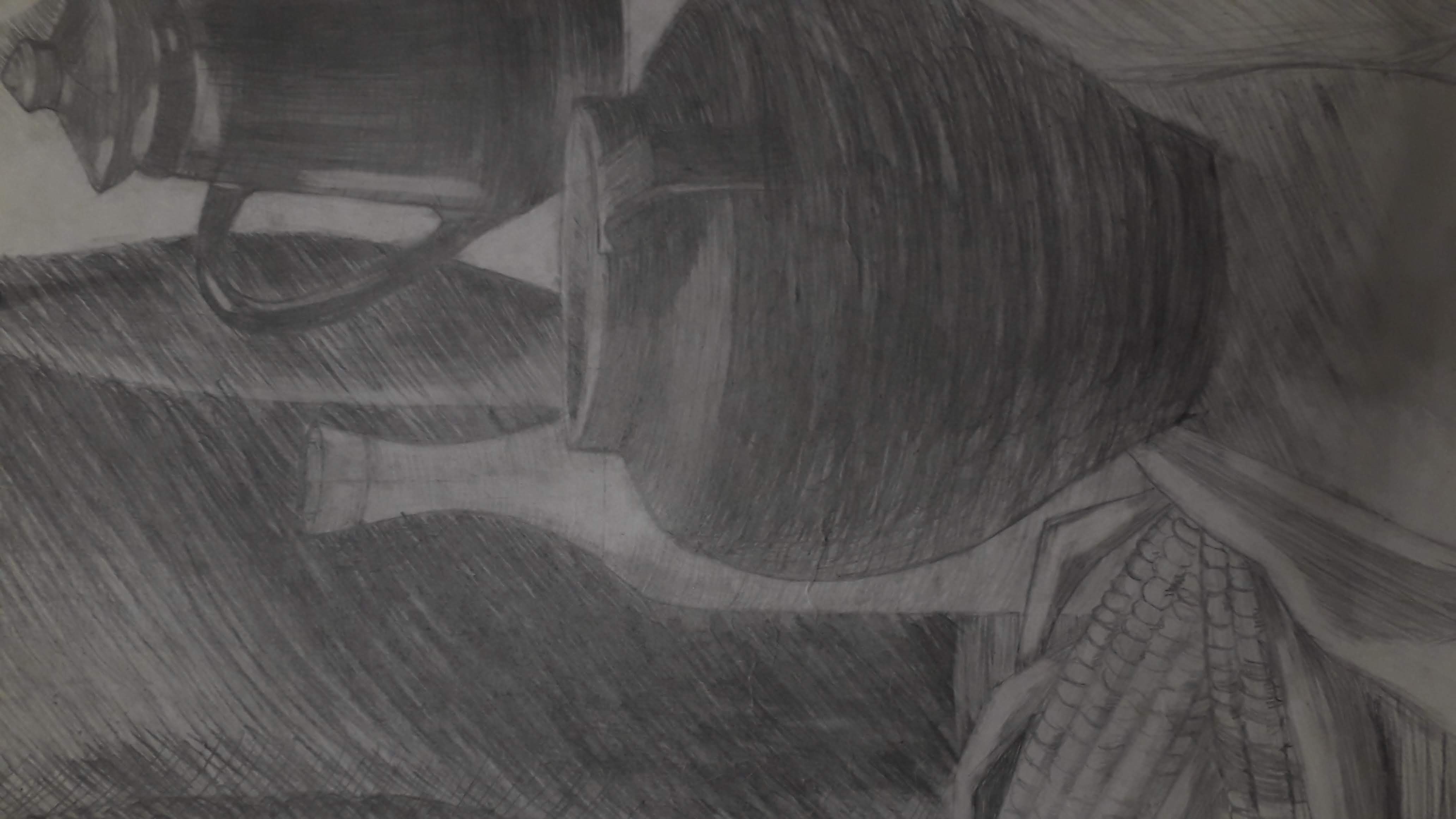 Still life with ceramics